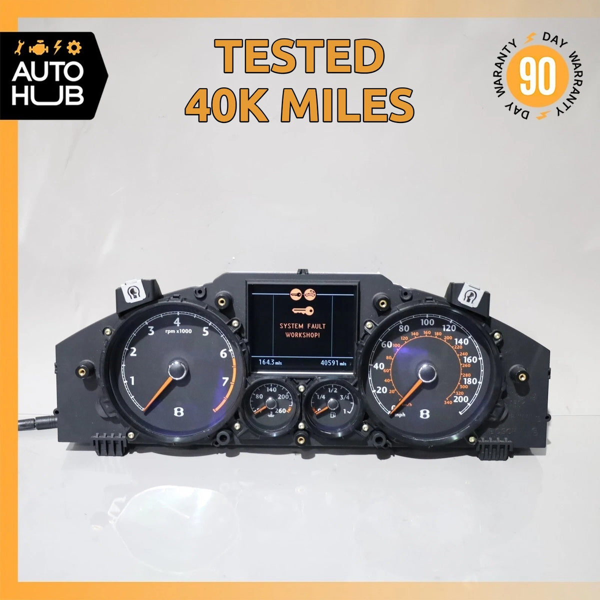 2007 Bentley Continental GTC Convertible Instrument Cluster Speedometer OEM 40k - photo 1