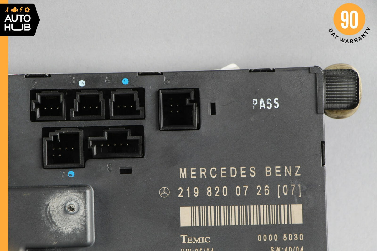 06-11 Mercedes W219 CLS500 CLS55 Door Control Module Front Right Passenger OEM - photo 3