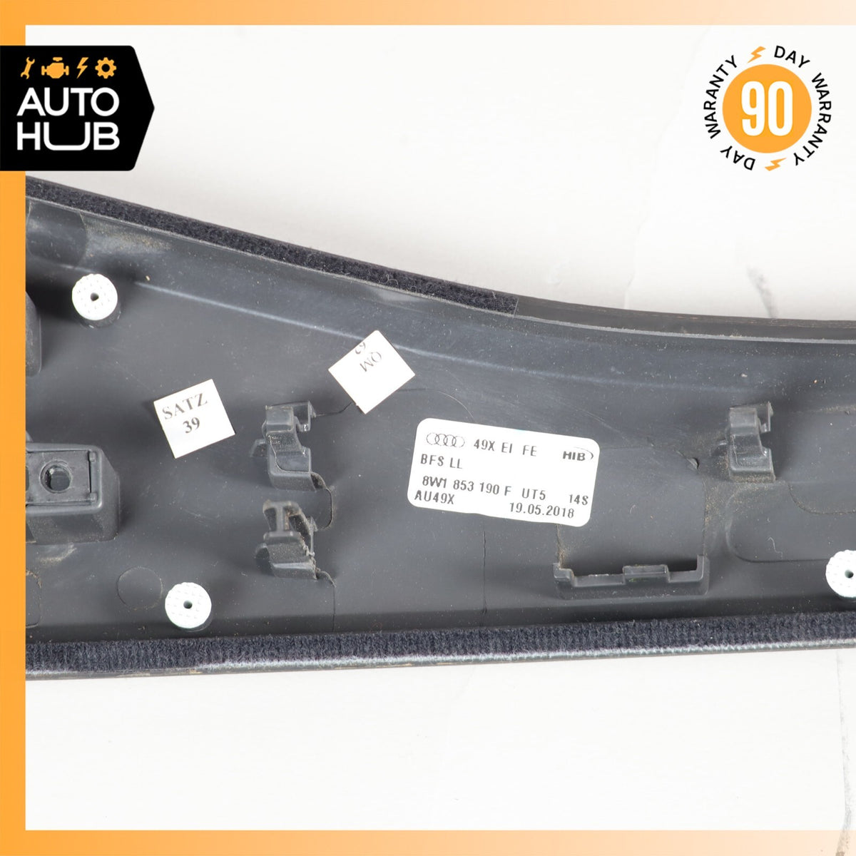 2018 Audi B9 A4 Right Side Dashboard Dash Board Cover Panel Wood OEM 56k - photo 16