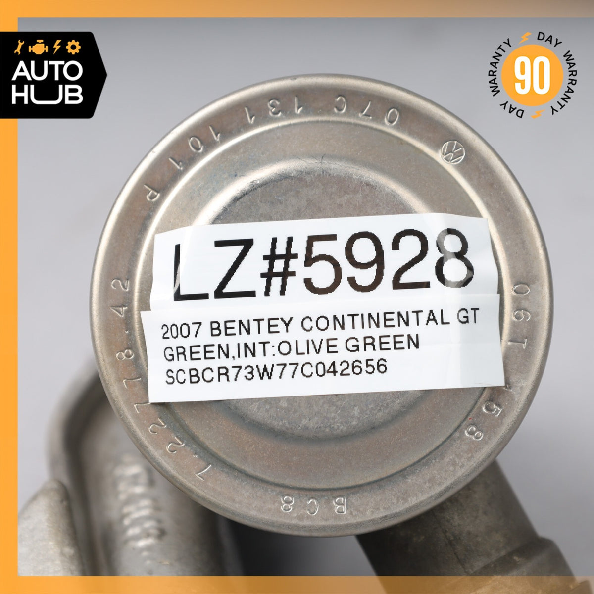 06-18 Bentley Continental GT GTC Right Air Pump Check Valve EGR Emission OEM - photo 14