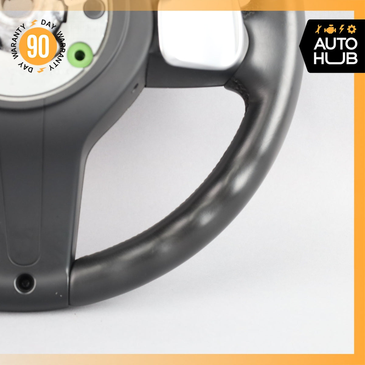 15-19 BMW F15 X5 X3 X6 M Sport Steering Wheel Leather Black OEM 69k - photo 17