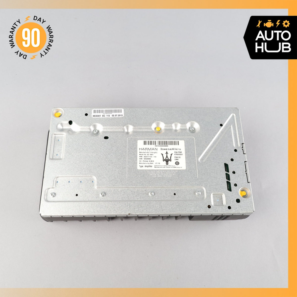 14-17 Maserati Quattroporte M156 Ghibli Bowers & Wilkins Audio Amplifier Amp OEM - photo 8