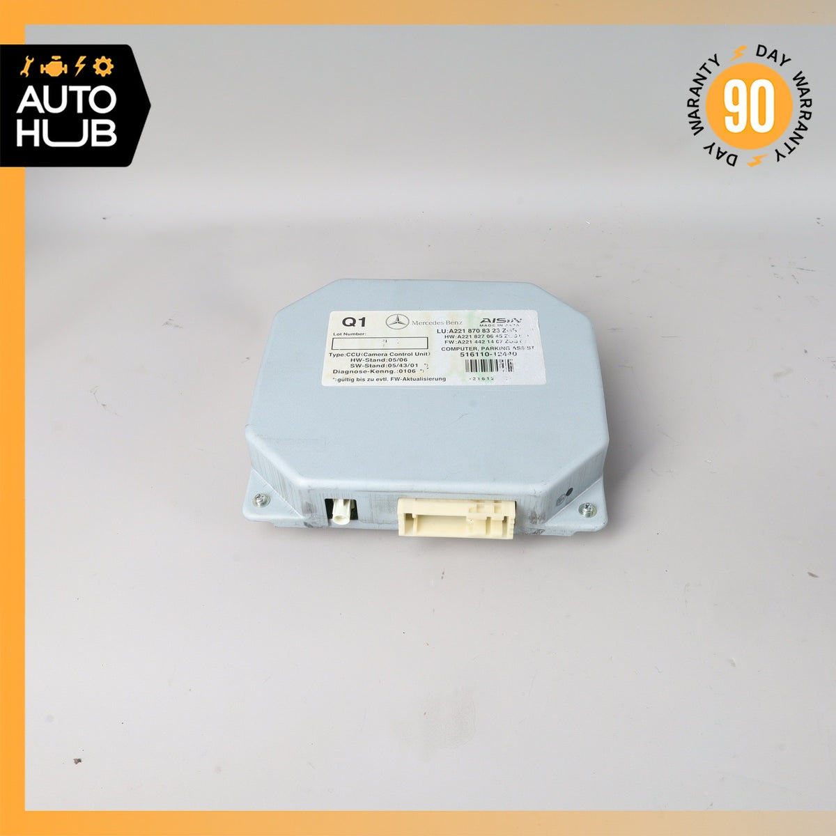 07-14 Mercedes W221 S550 CL63 CL550 Rear View Backup Camera Control Module OEM - photo 3