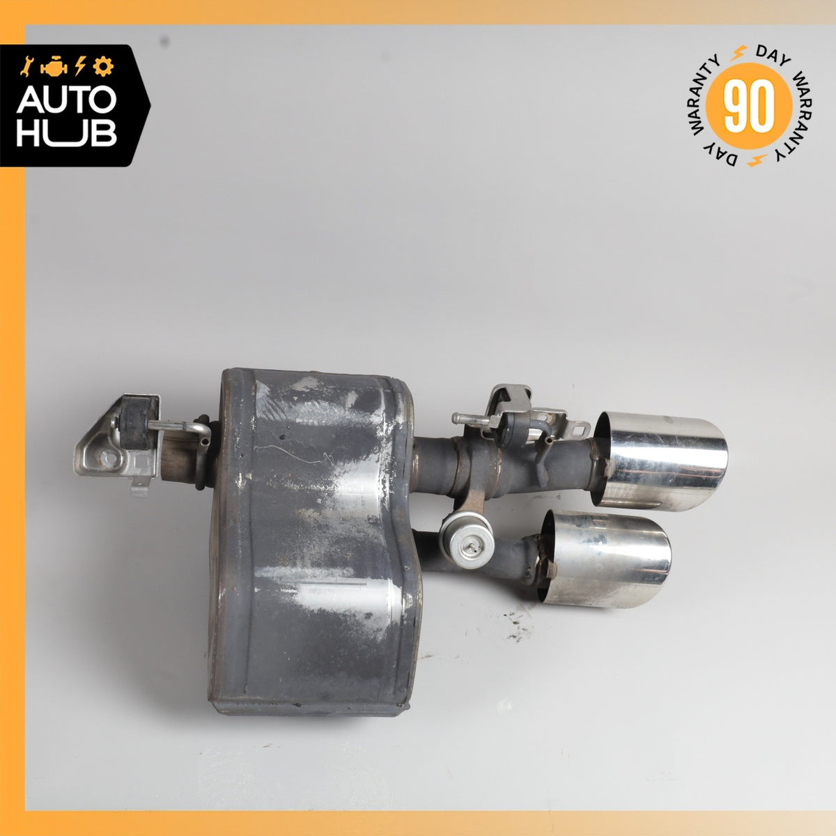 Maserati Quattroporte SQ4 M156 Exhaust Muffler Left Driver Side w/ Valve OEM 32k - photo 2