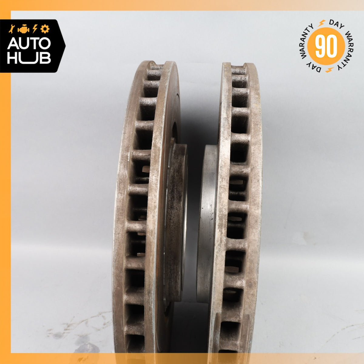 12-15 Aston Martin Rapide Front Brake Rotors Disc Left & Right Set OEM 11k - photo 10