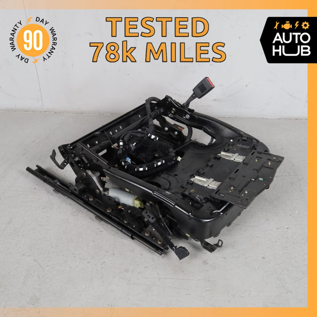 06-13 Bentley Continental Flying Spur Lower Seat Track Rail Right Side OEM 78k - photo 1