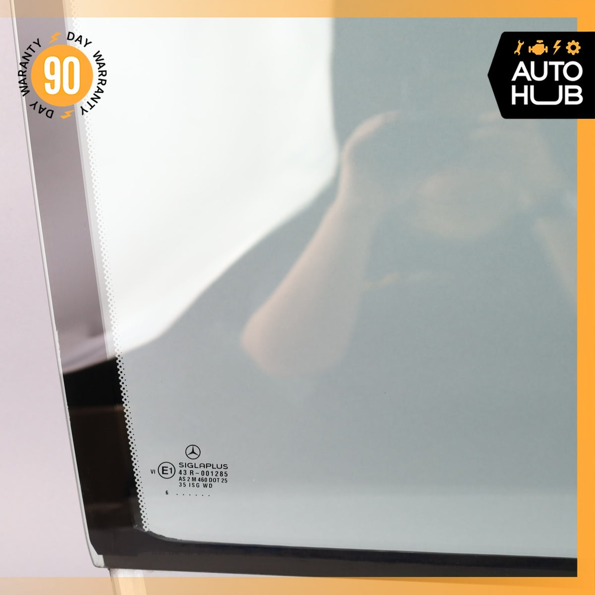 93-99 Mercedes W140 CL600 S500 Coupe Front Right Side Door Window Glass OEM - photo 4