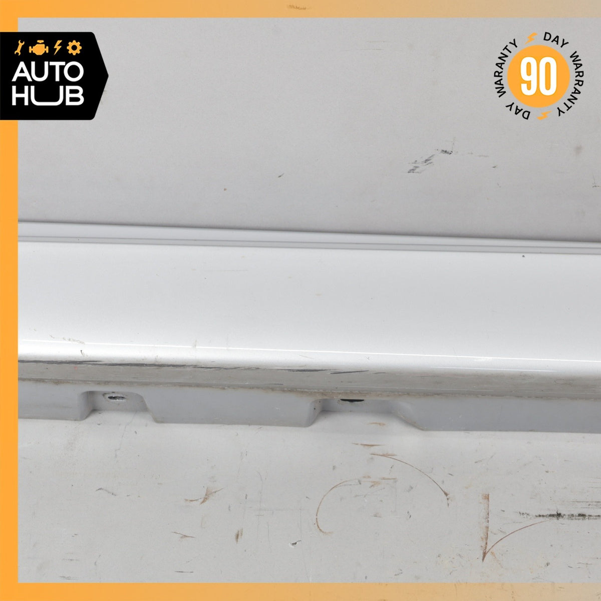 11-16 BMW F10 528i 550i Left Driver Side Rocker Panel Side Skirt Silver OEM - photo 5