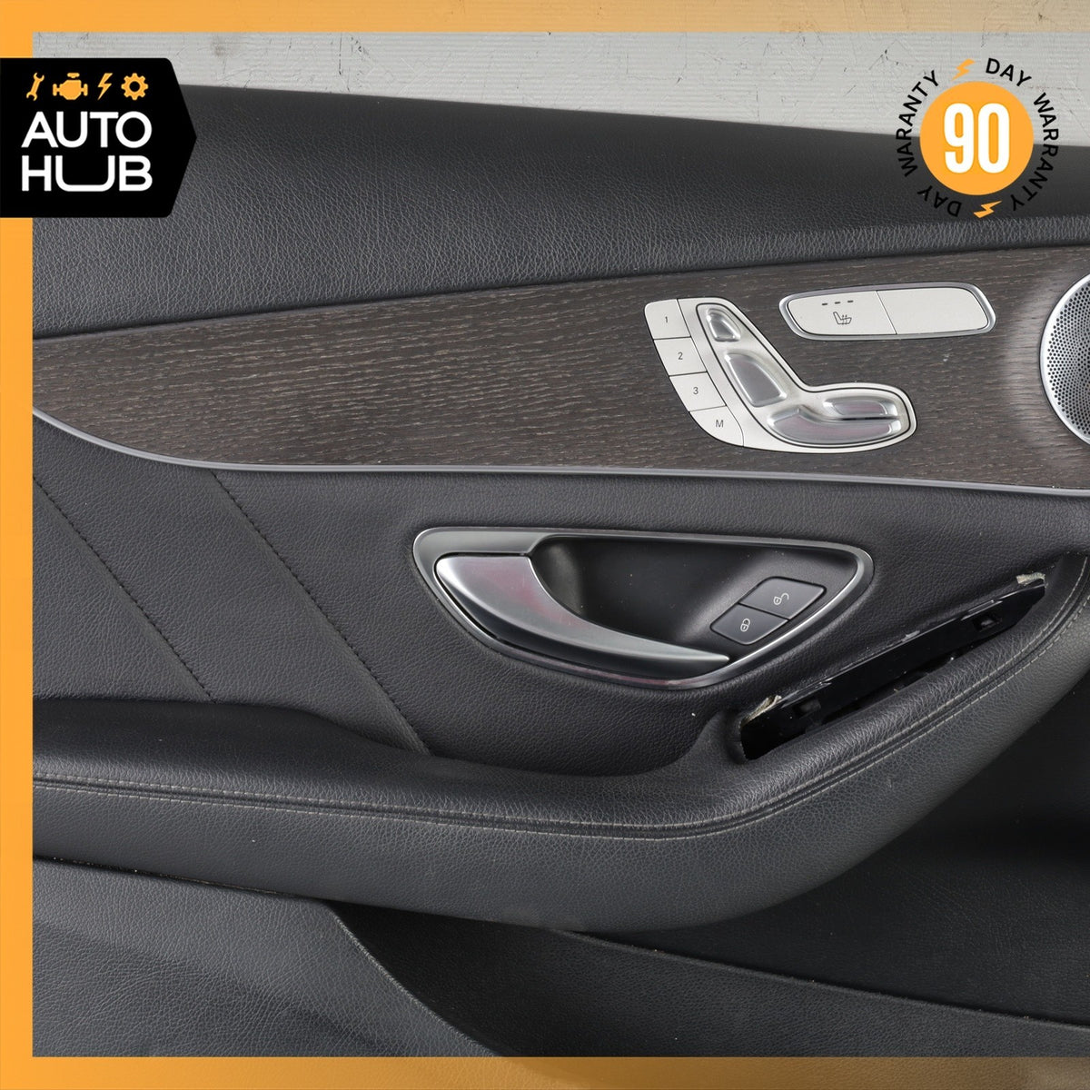 15-21 Mercedes W205 C300 C350e Front Left Side Interior Door Panel OEM 67k - photo 3
