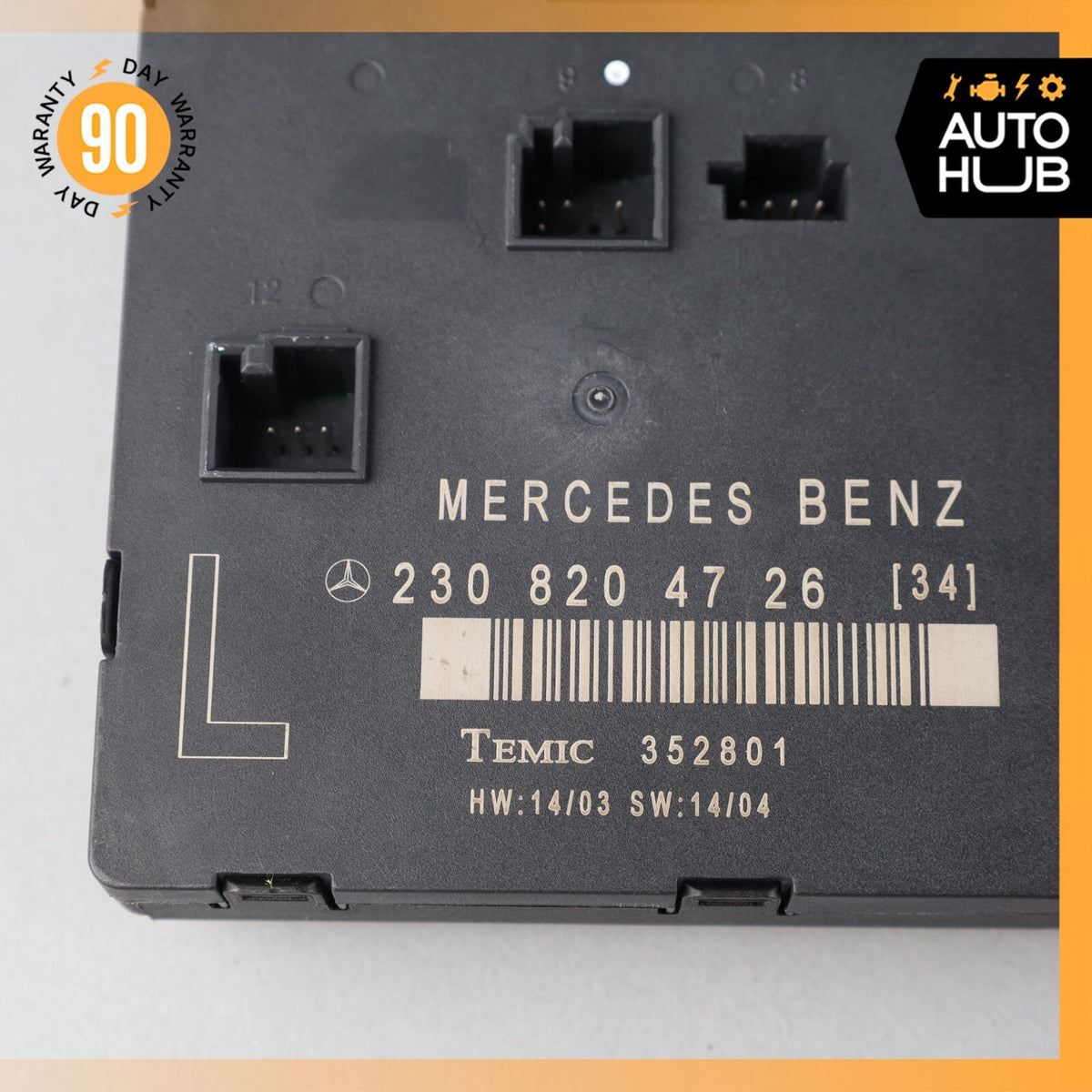 03-12 Mercedes R230 SL500 SL55 AMG SL550 Door Control Module Left Side OEM - photo 11
