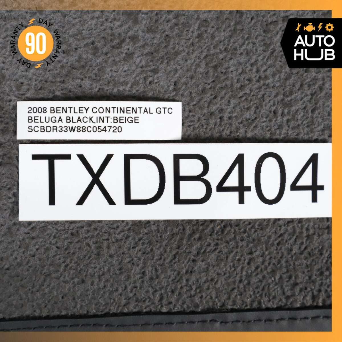 Bentley Continental GTC GT Front & Rear Floor Mat Carpet Cover Set of 4 OEM 63k - photo 18