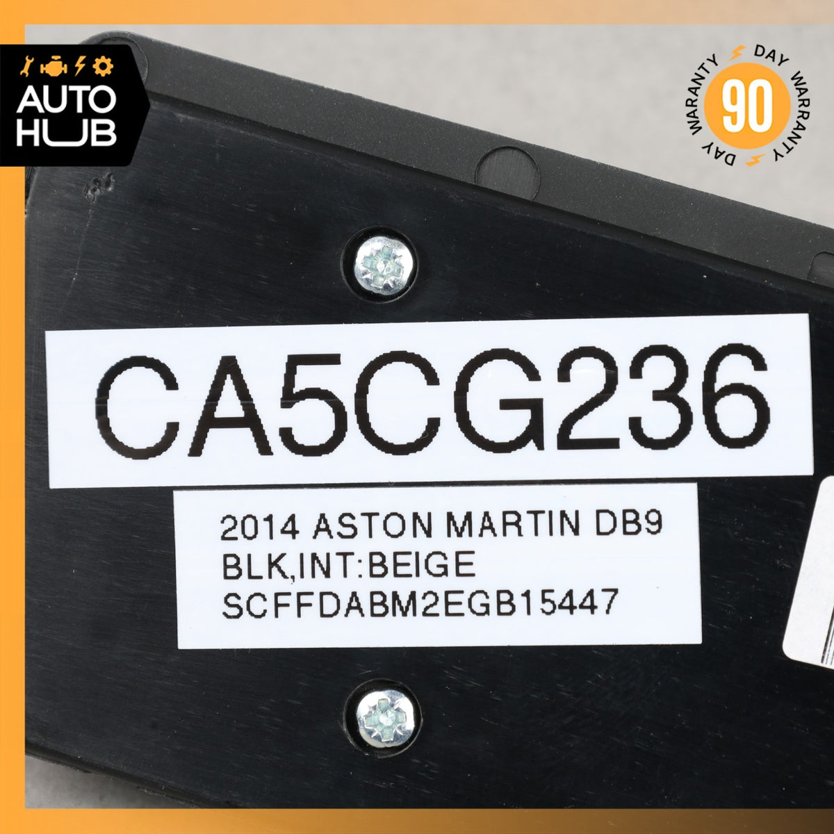 12-16 Aston Martin DB9 DBS Left Seat Control Memory Switch CG4314B709AA OEM - photo 10