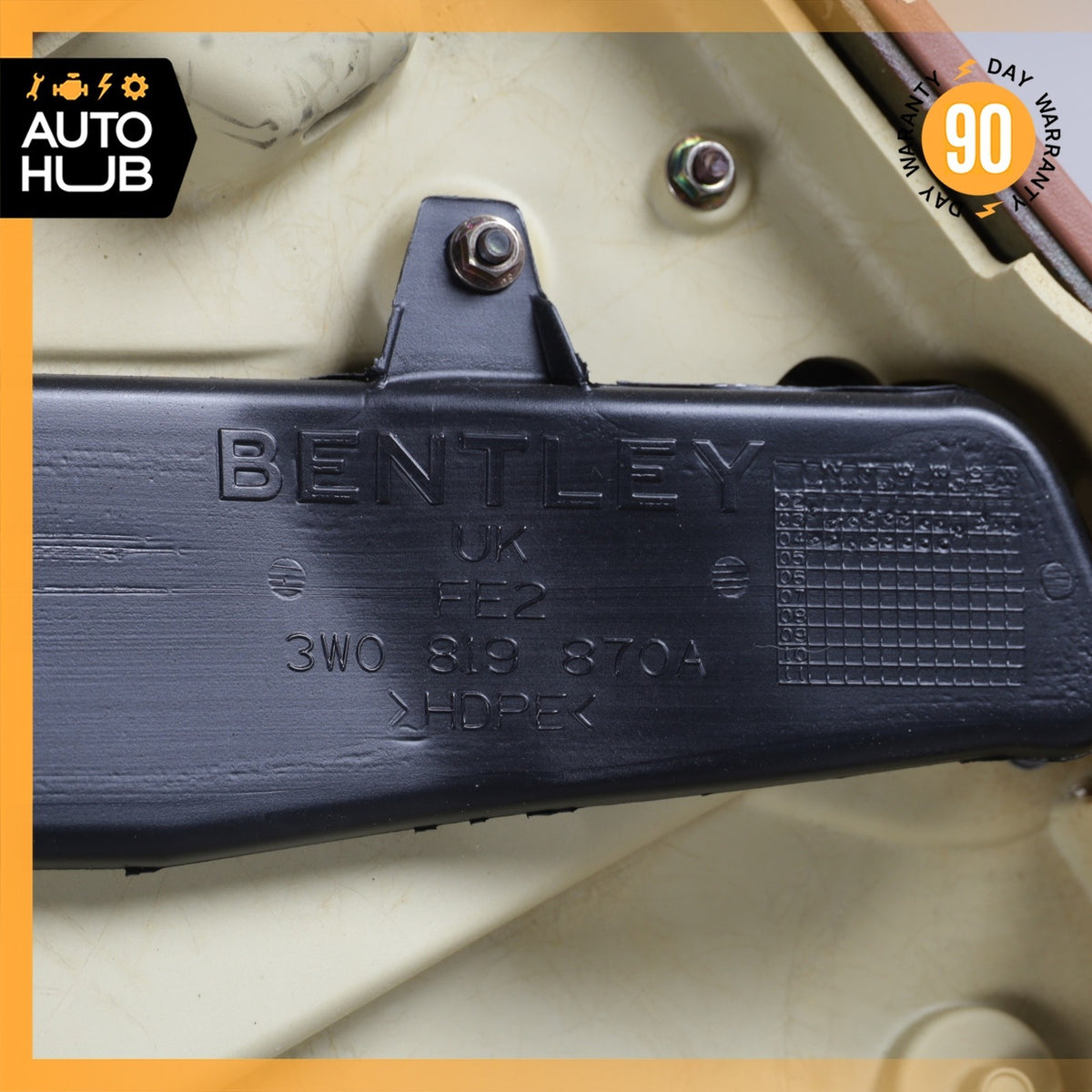03-10 Bentley Continental GT Right Side Interior Door Panel Brown OEM 87k - photo 18