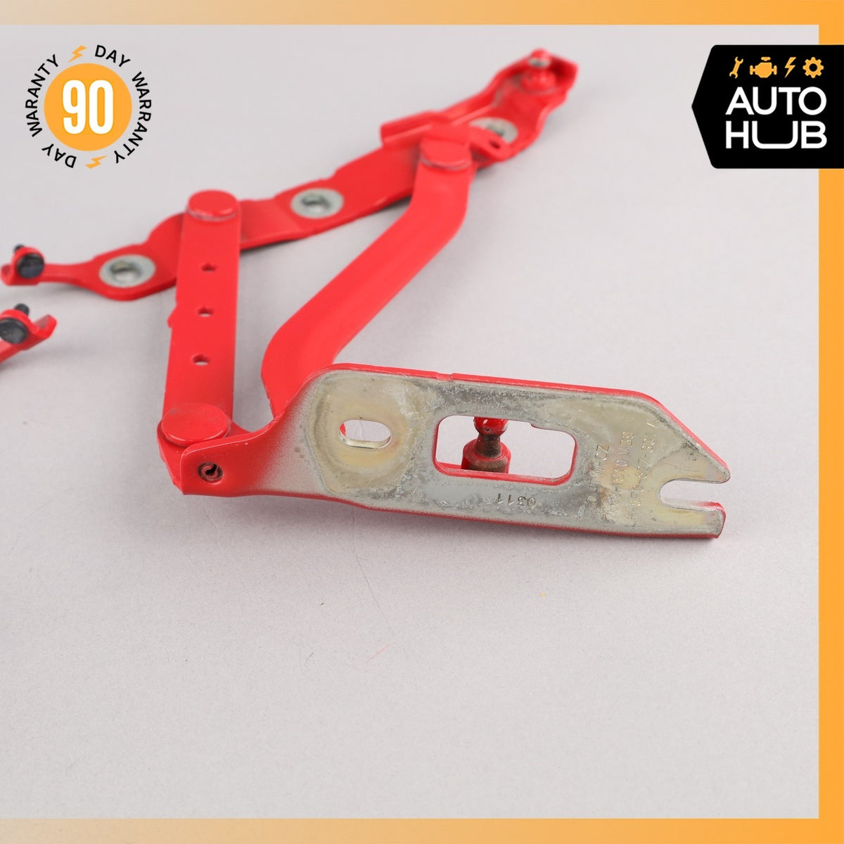 Audi A5 S5 Convertible Trunk Boot Left & Right Lid Hinge Set Red OEM - photo 6