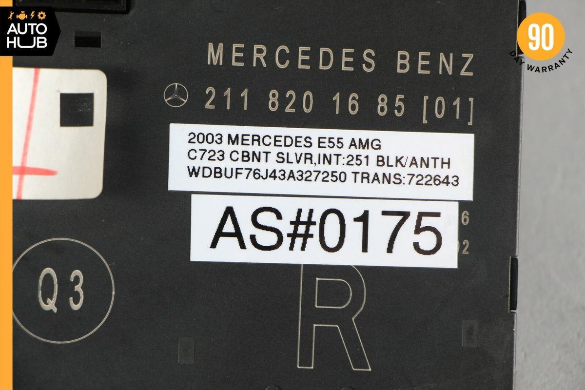 03-09 Mercedes W211 E55 AMG E550 Front Right Passenger Door Control Module OEM - photo 12