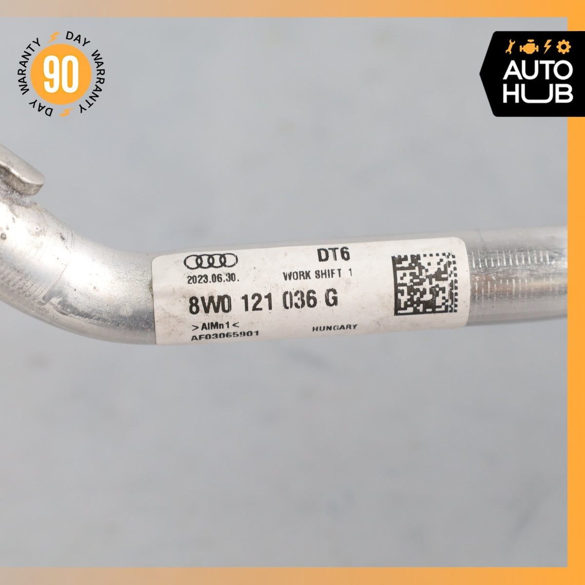 Audi S5 Engine Motor Radiator Coolant Pipe Hose 8W0121036G OEM - photo 9