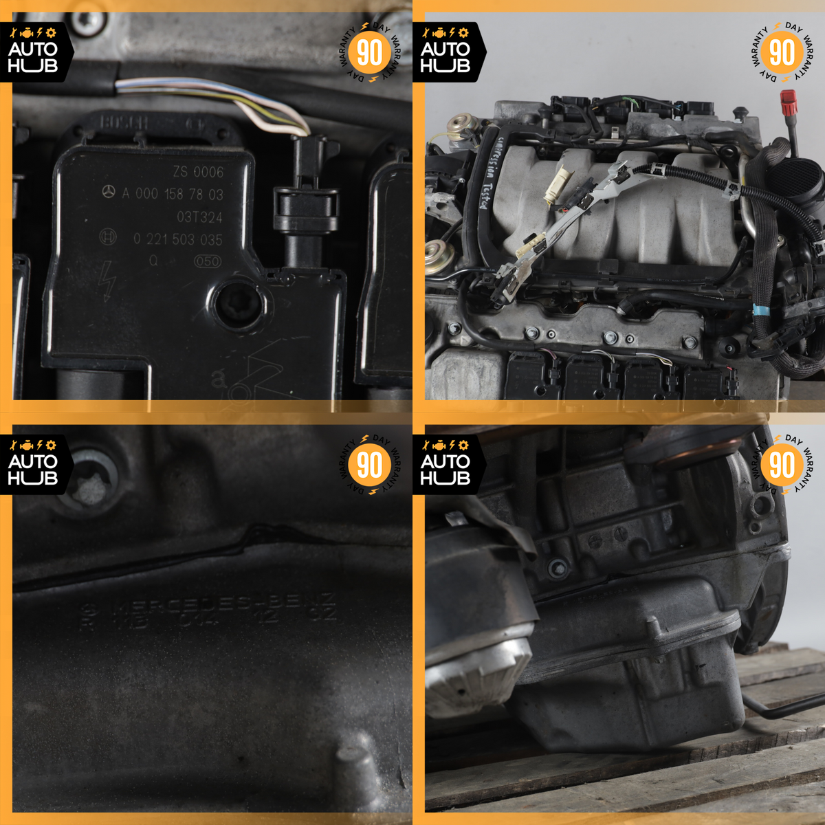 99-06 Mercedes R230 SL500 E500 CLK500 Engine Motor Assembly 5.0 V8 M113 OEM 81k - photo 14