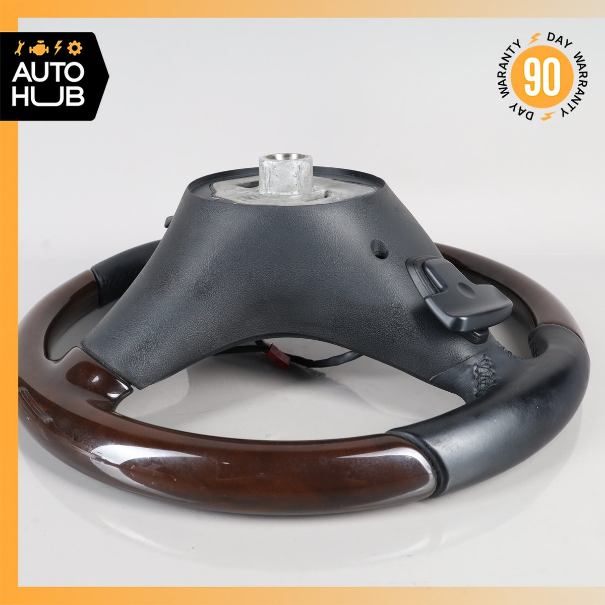 08-12 Mercedes W207 E550 C300 Driving Steering Wheel Wood w/Paddle Shifters OEM - photo 18