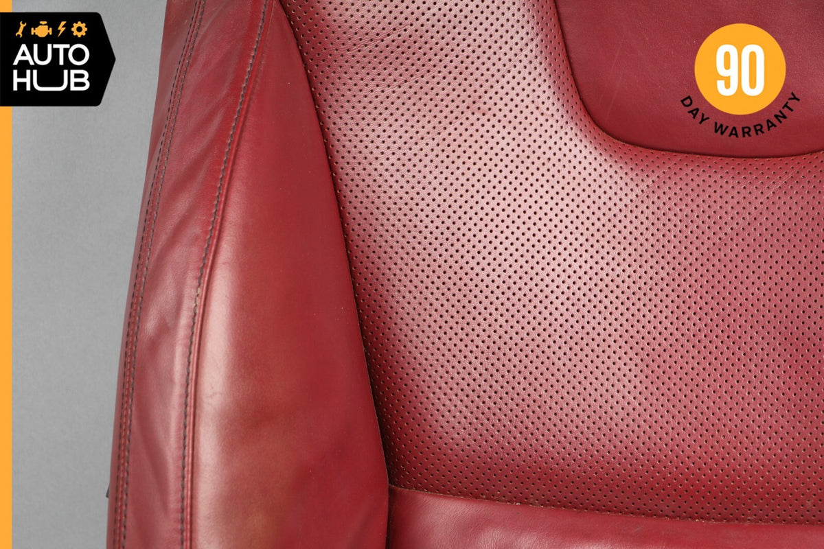 12-16 Mercedes R172 SLK250 SLK300 Front Left Side Upper Seat Cushion Red OEM 75k - photo 4