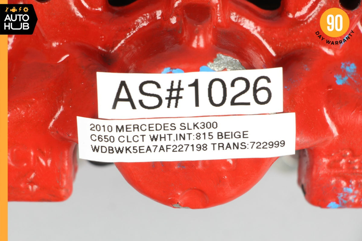 Mercedes R171 SLK300 SLK280 C230 Rear Brake Caliper Calipers Set Red OEM 57k - photo 12