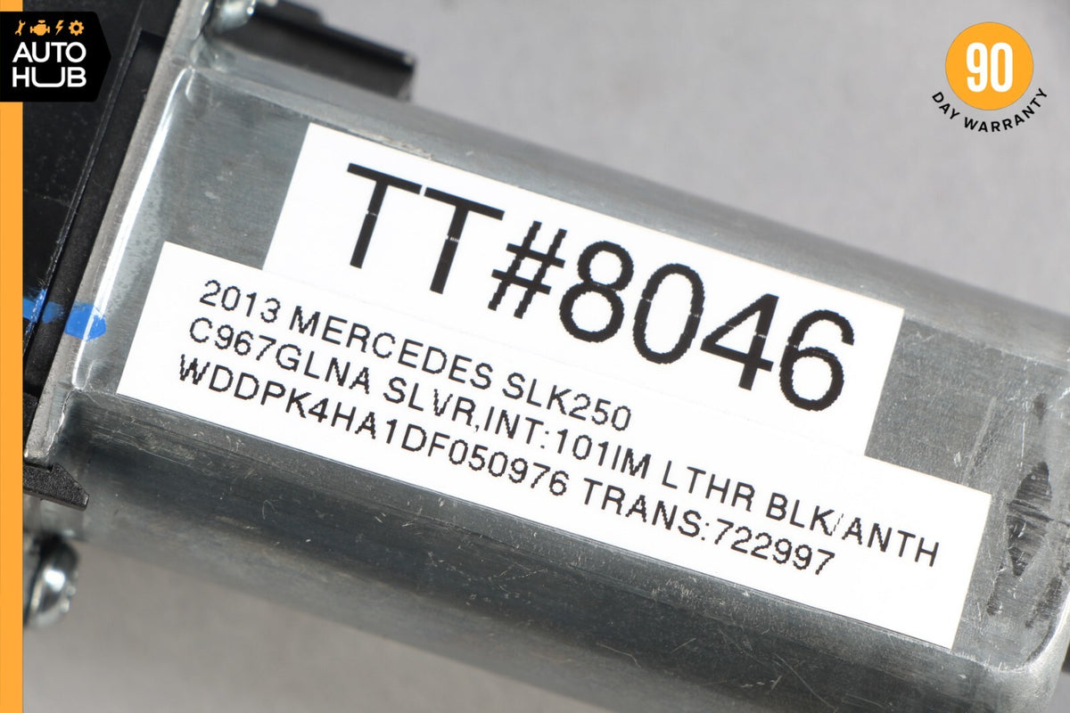 12-20 Mercedes R172 SLK250 SLK350 Right Side Seat Angle Adjustment Motor OEM 26k - photo 10