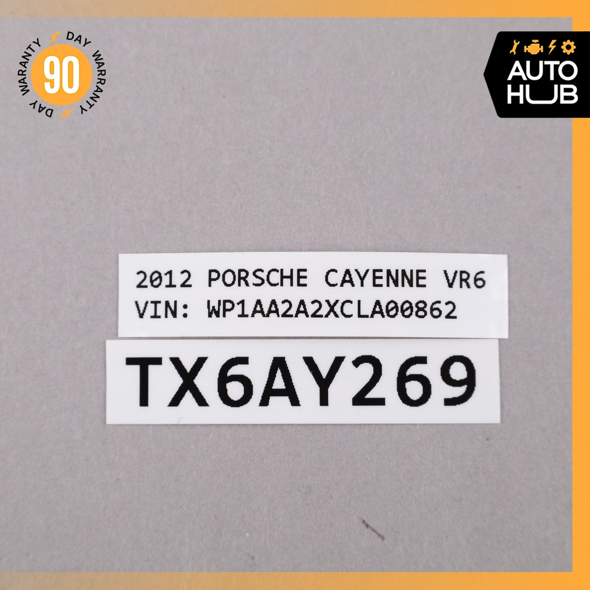 10-16 Porsche Cayenne Panamera Macan Interior Rear View Mirror Black OEM - photo 12