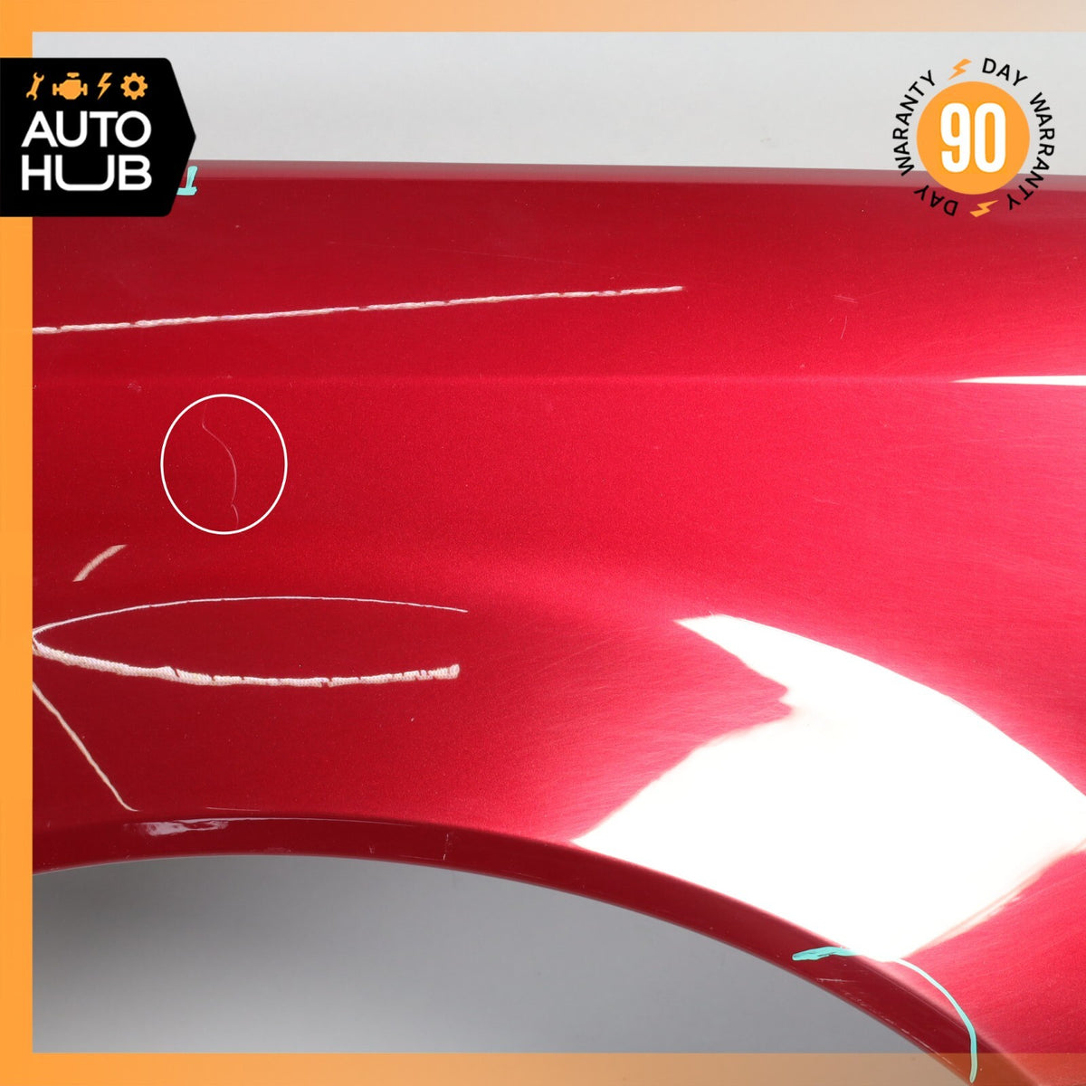 04-09 Cadillac XLR Quarter Panel Rear Left Driver Side Red 10355380 OEM - photo 5