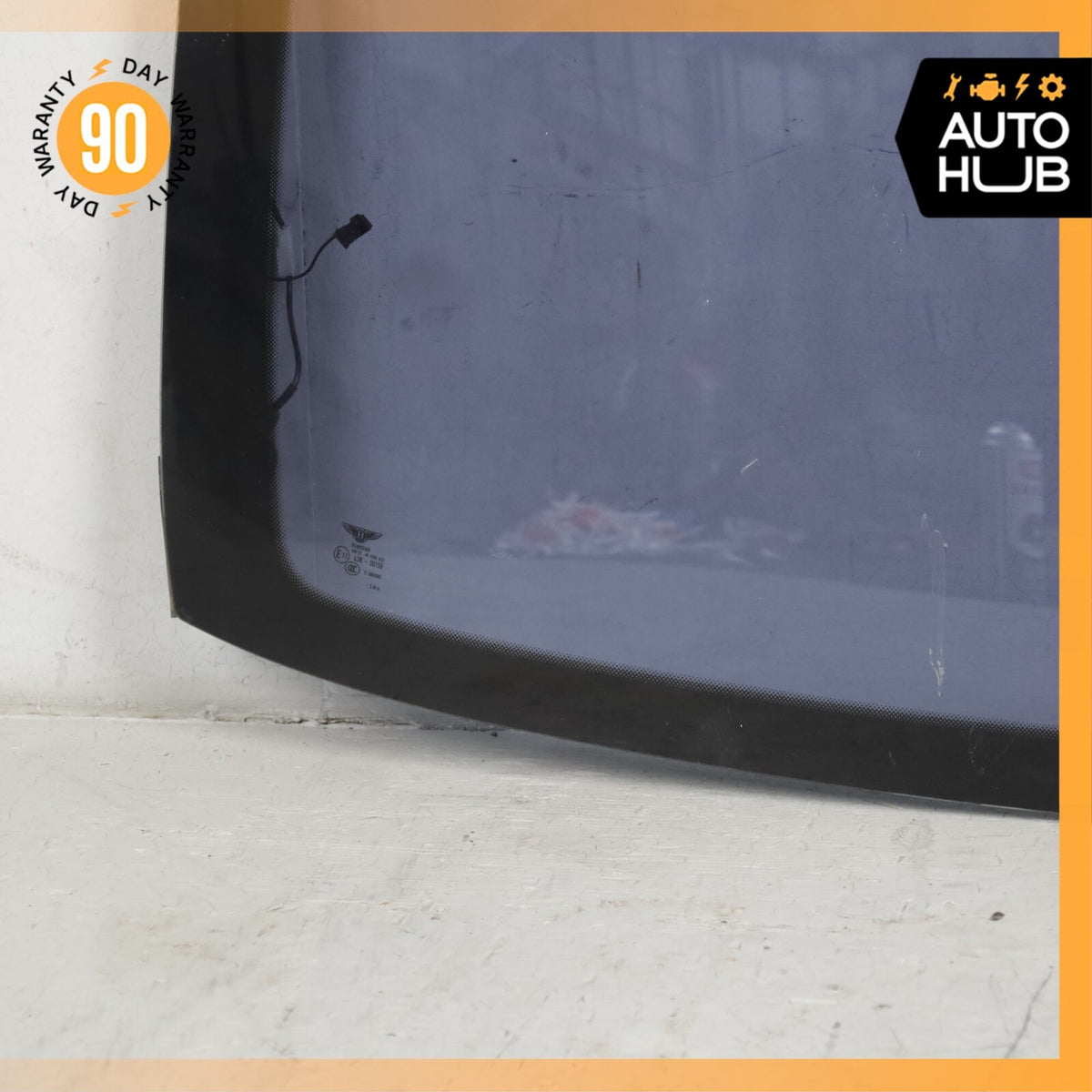 06-13 Bentley Continental Flying Spur Rear Windshield Wind Shield Glass OEM 78k - photo 8