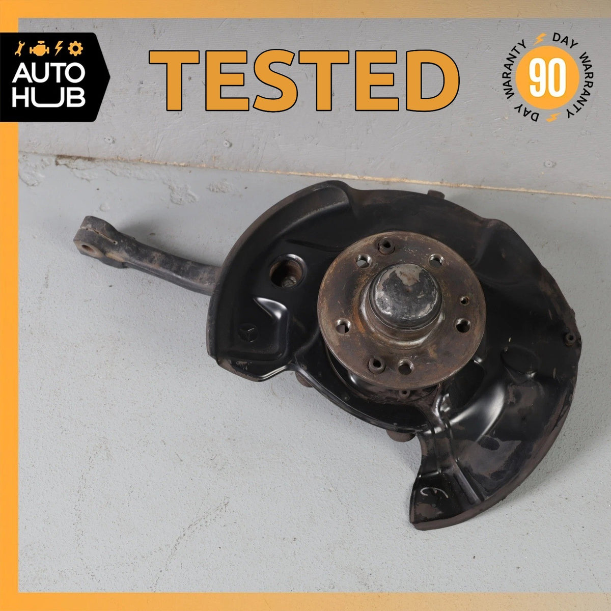 Mercedes W140 300SE Front Left Side Spindle Knuckle Hub OEM - photo 1