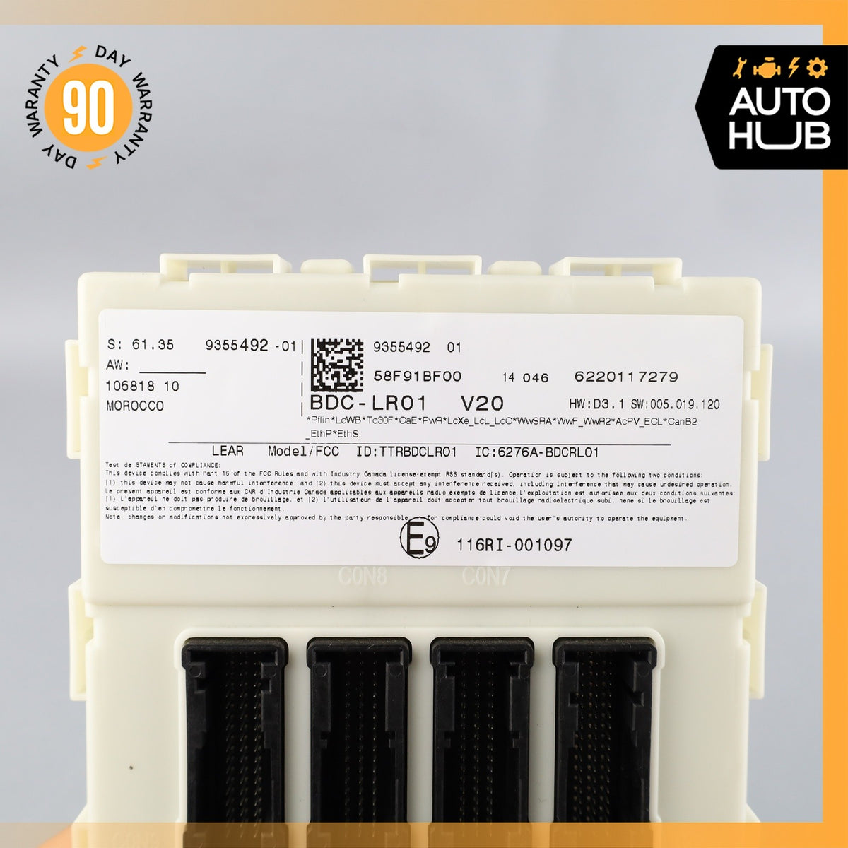 14-21 BMW i3 I01 Hybrid Front Comfort Body Computer Control Module BCM OEM 43k - photo 9