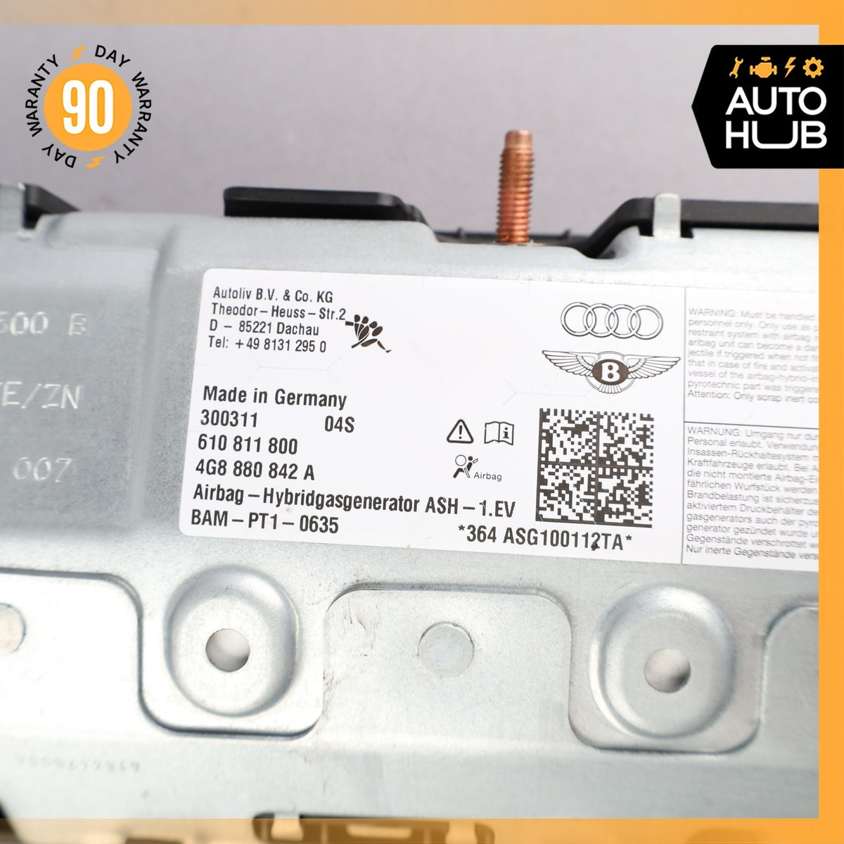 Audi 4G8 A7 S7 Right Dashboard Lower Knee Panel Airbag 4G8880842A OEM - photo 11