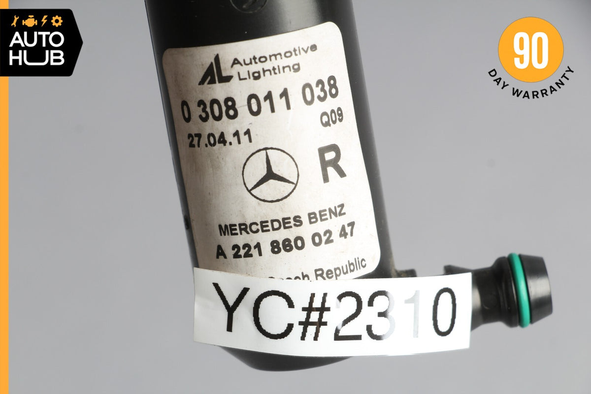 07-14 Mercedes W221 S400 CL550 Right Side Headlight Washer Nozzle Pump OEM - photo 9