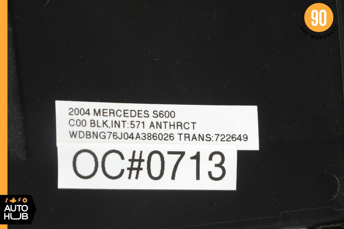 03-06 Mercedes W220 S600 S500 Center Console Trim Bezel Set Wood OEM - photo 12