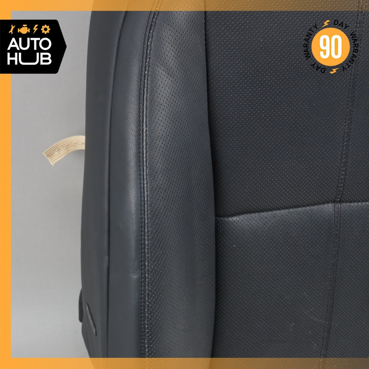 07-09 Mercedes W221 S600 Front Right Side Seat Upper Cushion Exclusive Black OEM - photo 6