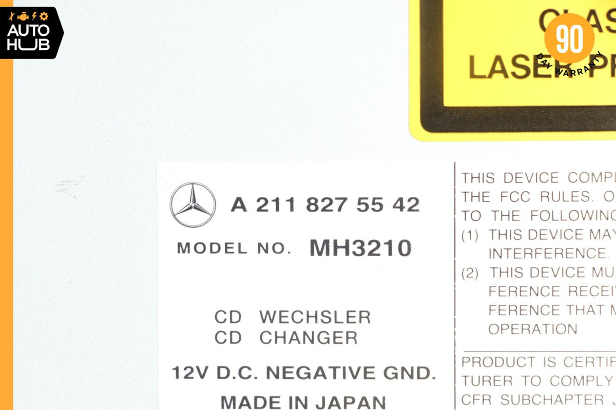 03-12 Mercedes W211 E55 AMG GL550 CLS500 6 Disk CD Changer Player 2118275542 OEM - photo 9