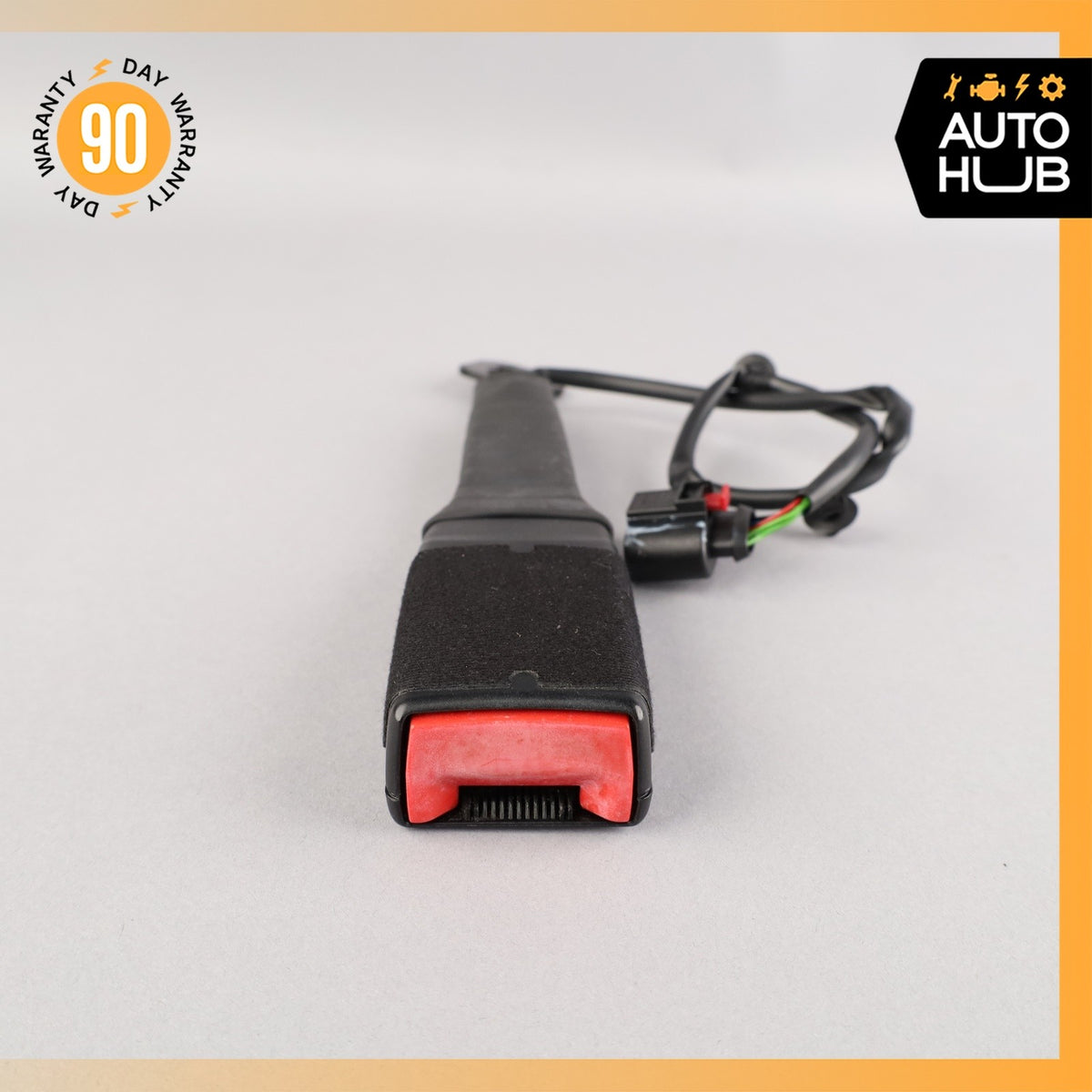 11-18 Porsche Cayenne 958 Front Right Seat Belt Buckle Black 7P0857756E OEM - photo 5