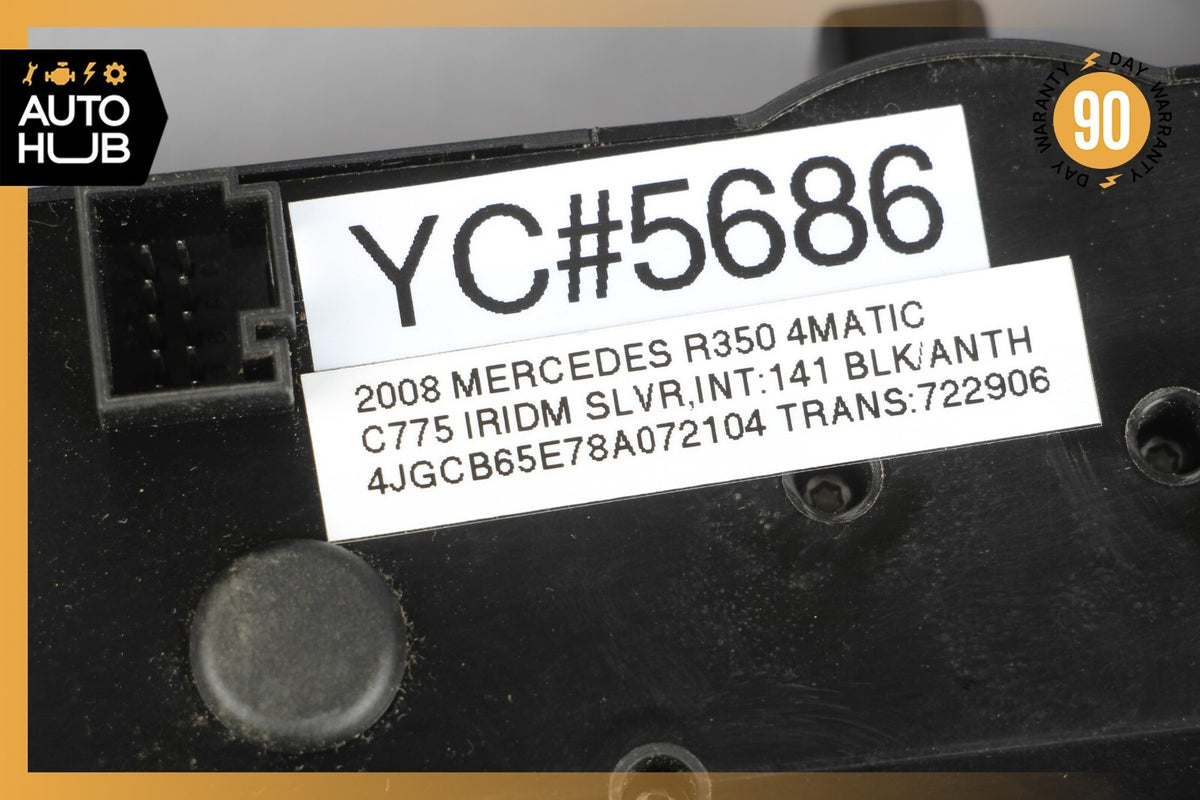 06-11 Mercedes W251 R350 ML320 Rear A/C Heater Climate Control Switch Unit OEM - photo 9