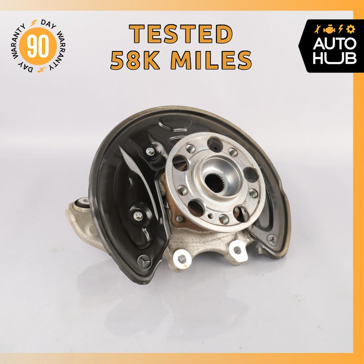 17-20 Mercedes W213 E350 E300 Rear Left Side Spindle Knuckle Hub OEM - photo 1