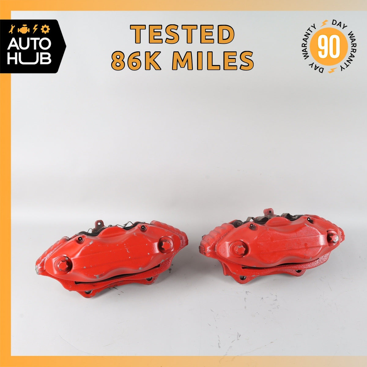 07-13 Mercedes W216 CL550 S550 RWD Front Left And Right Brake Calipers Set OEM - photo 1