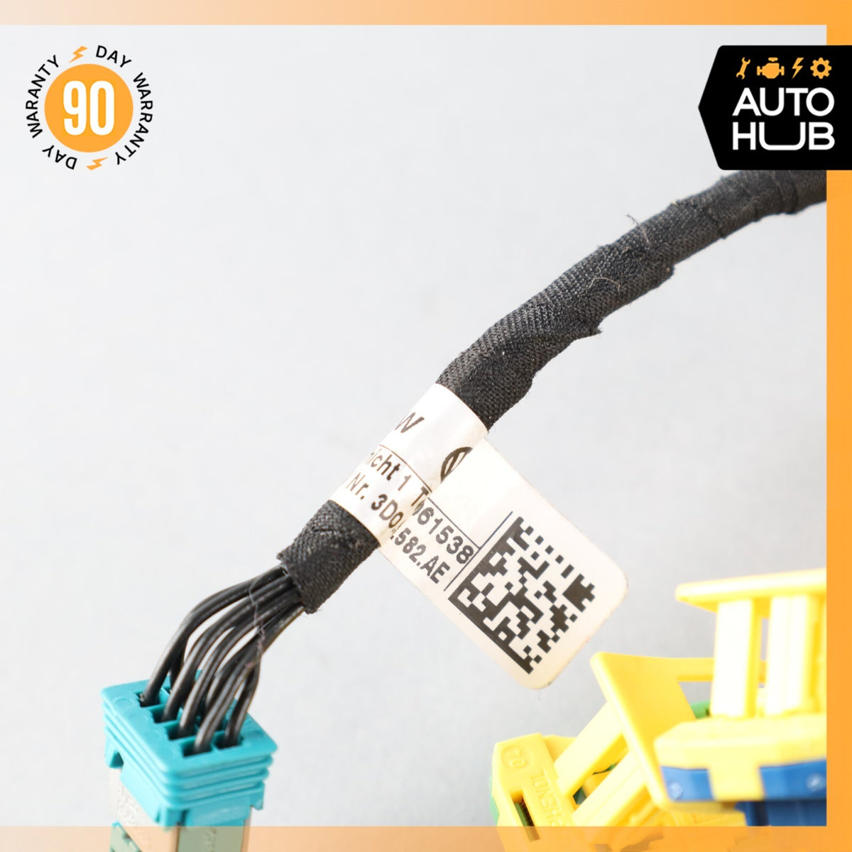 03-12 Bentley Continental GTC GT Steering Wheel Driver Airbag Wiring Harness 63k - photo 8