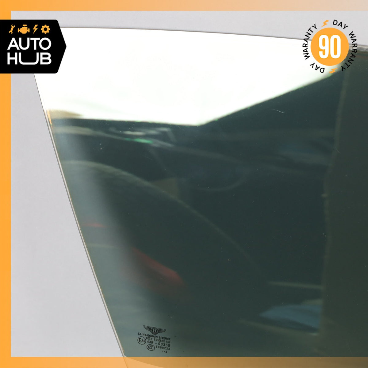 03-10 Bentley Continental GT Coupe Front Right Side Door Window Glass OEM - photo 2