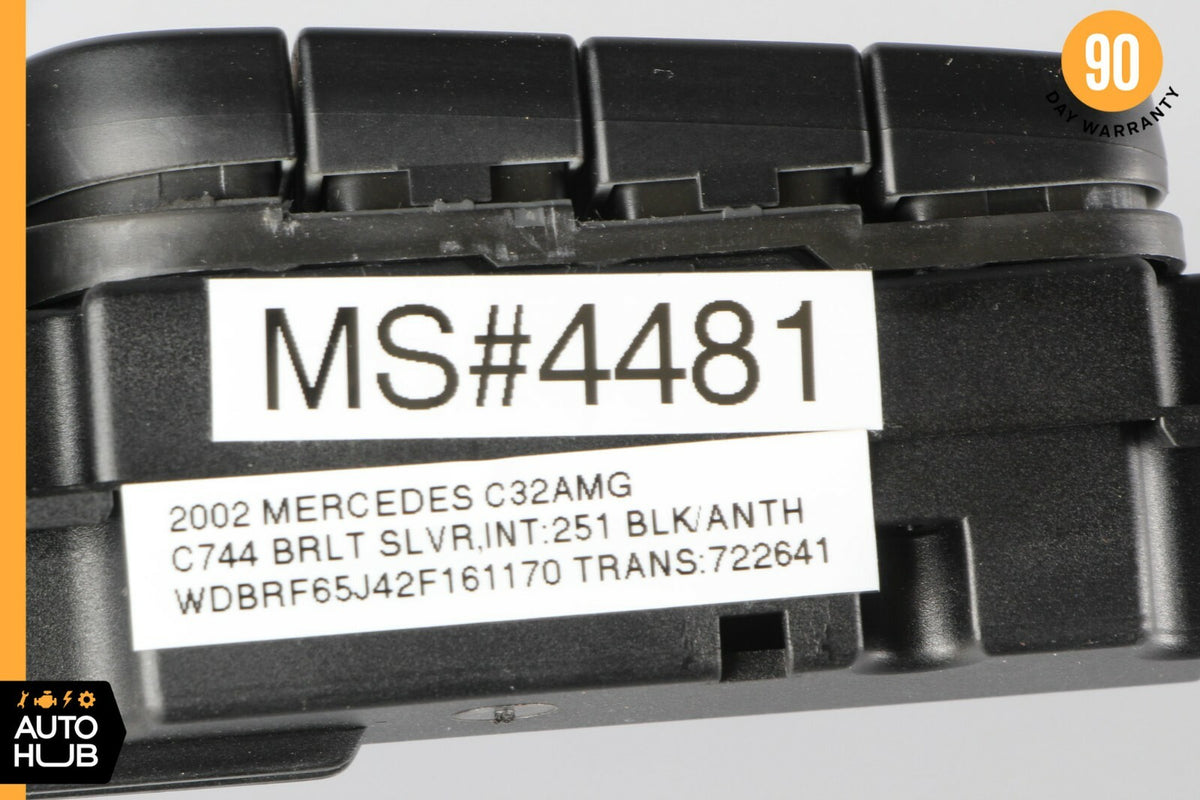 01-04 Mercedes W209 CLK320 C32 AMG Dashboard Control Switch Panel 2038215858 OEM - photo 10