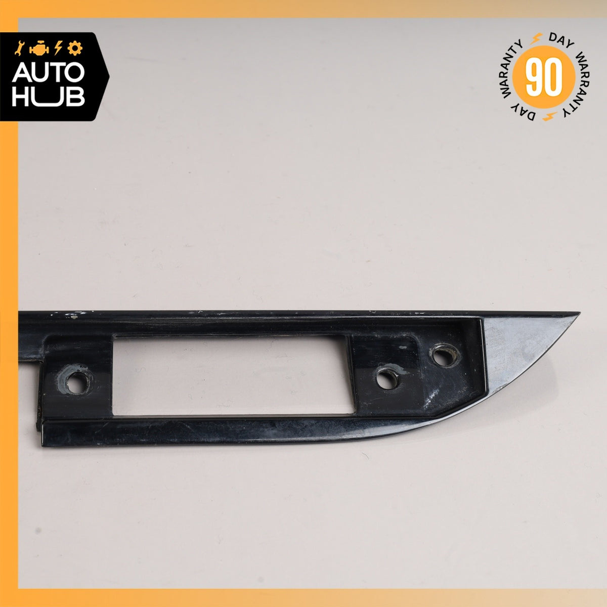 92-99 Mercedes W140 S320 S500 S600 Trunk Lid License Plate Trim Panel Black OEM - photo 10