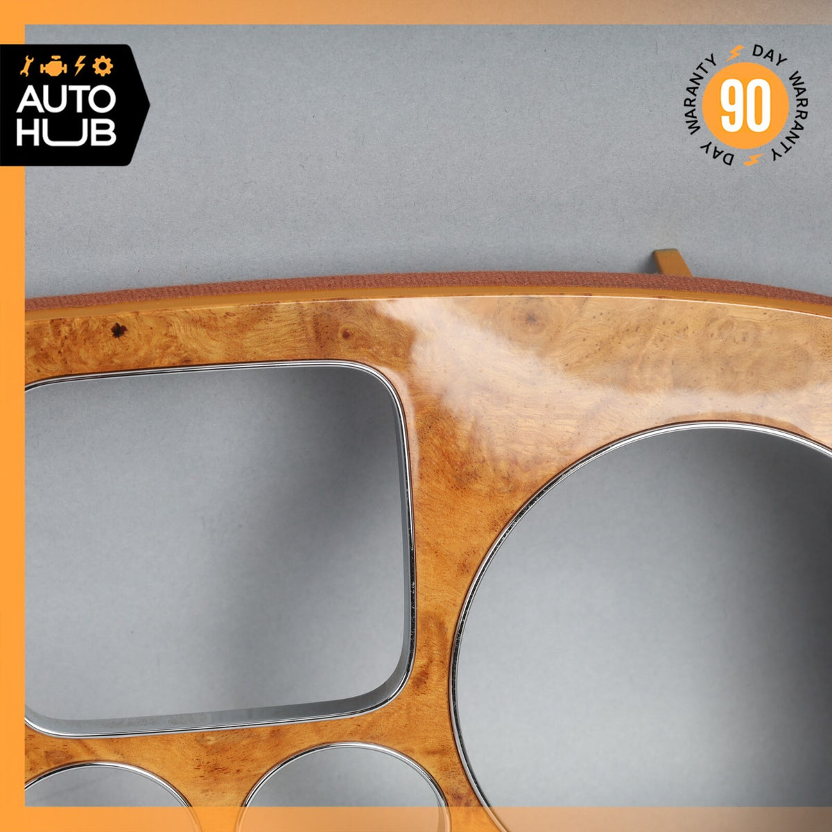03-13 Bentley Continental GT GTC Dash Panel Speedometer Bezel Trim Wood OEM - photo 9