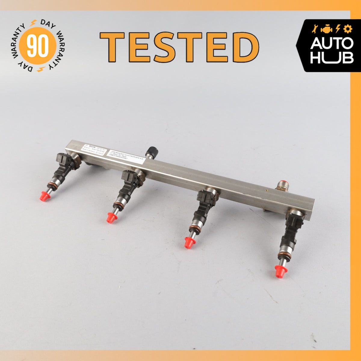 Maserati Quattroporte M139 Fuel Injection Rail Line w/ Injectors Right Side OEM - photo 1