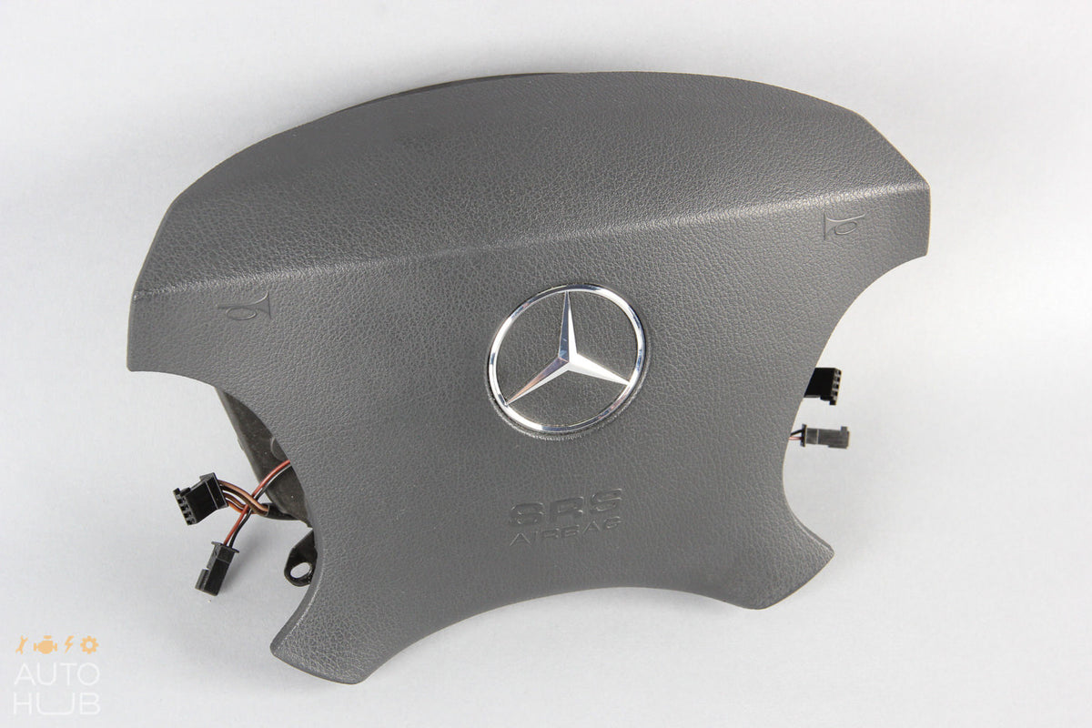 00-06 Mercedes W220 S350 S500 CL500 Steering Wheel Air Bag Airbag Black OEM - photo 2
