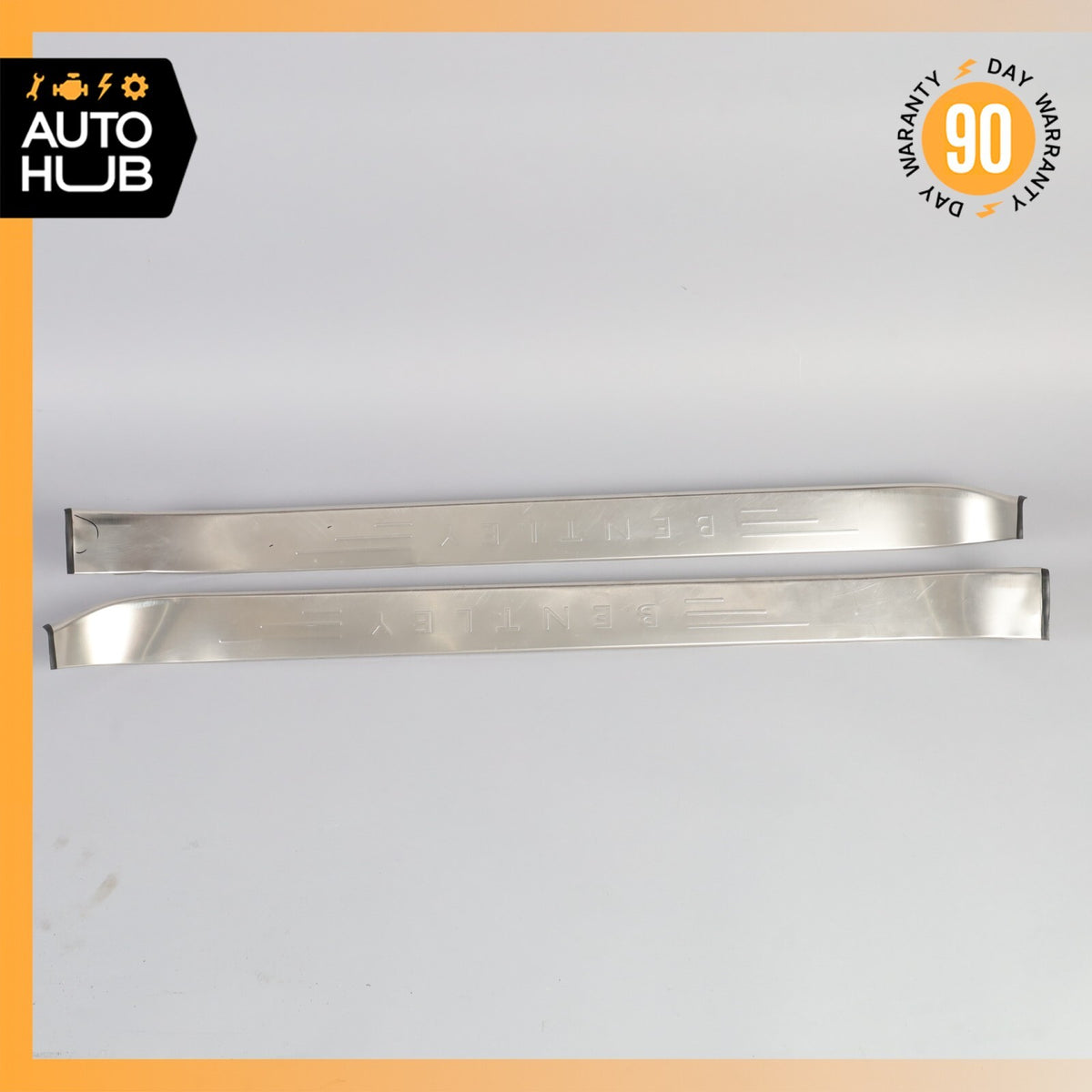 03-10 Bentley Continental GT Coupe Left & Right Side Outer Door Step Sills OEM - photo 1