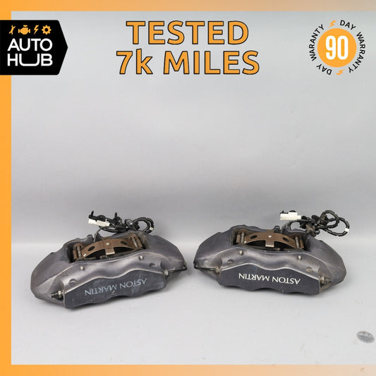 08-18 Aston Martin DB9 GT DBS Rear Left & Right Brake Calipers Set OEM 7k - photo 1