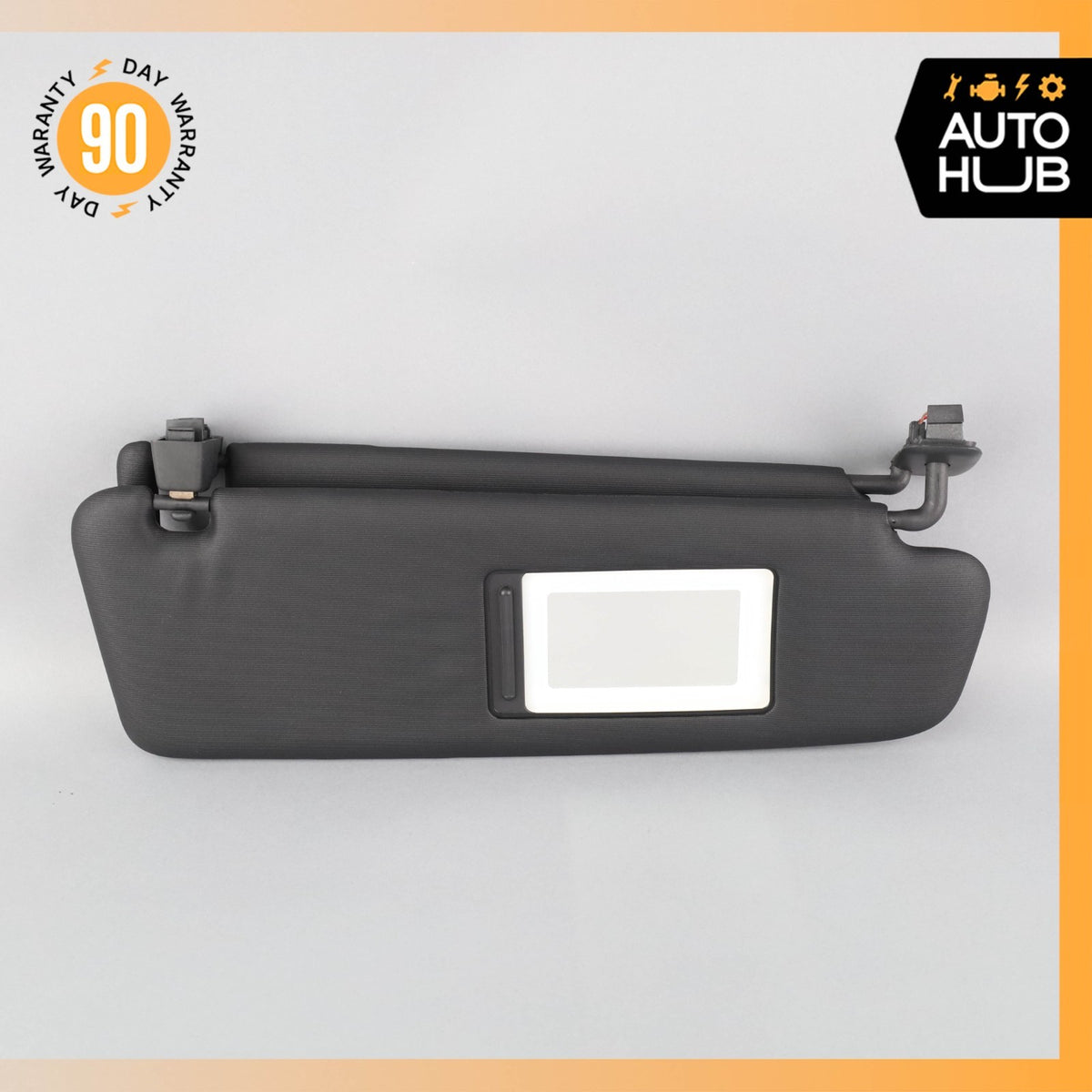 15-18 Porsche Cayenne 958 Sun Visor Sunvisor Front Right Black 7P5857552P OEM - photo 1