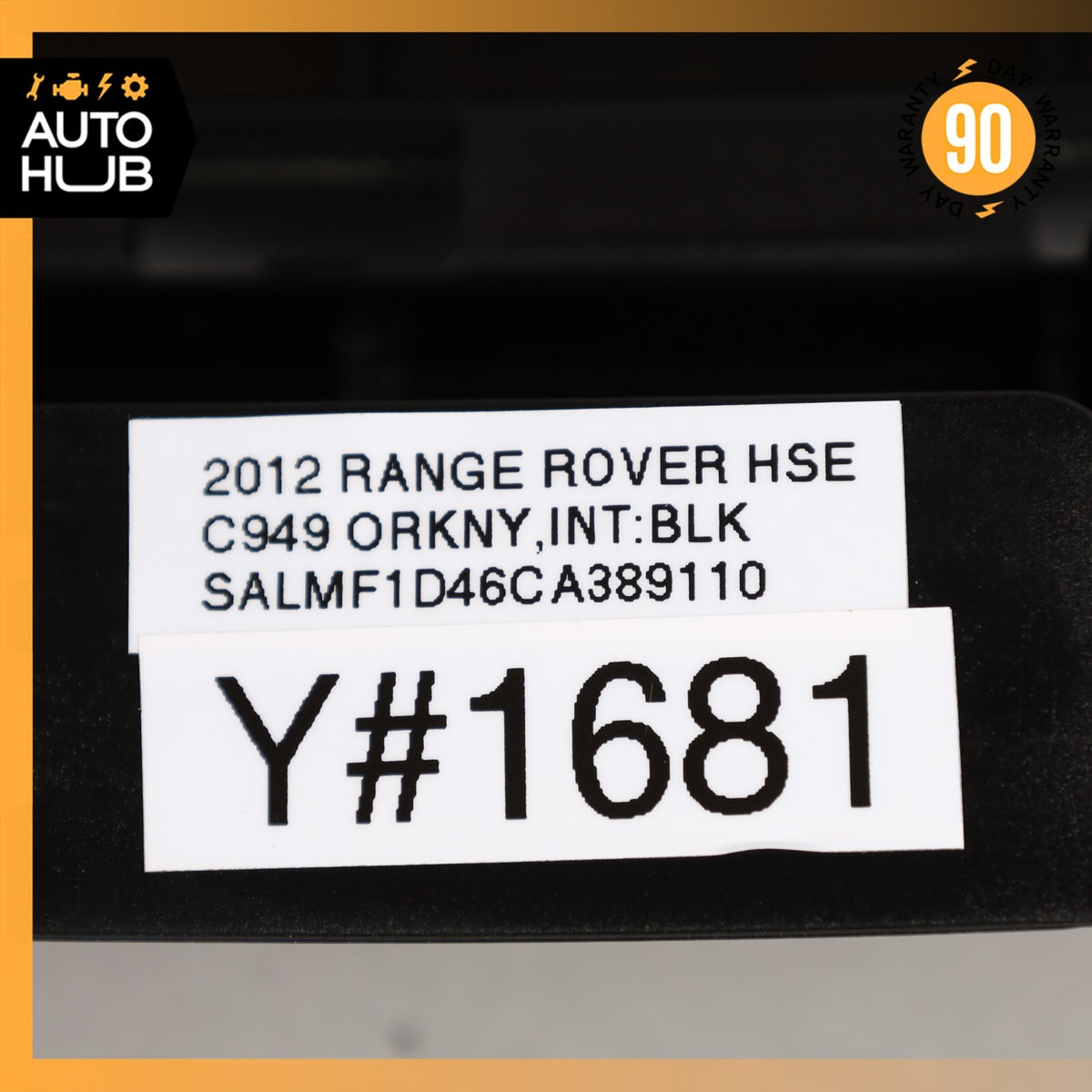 10-12 Range Rover L322 HSE Back Panel Seat Cover Front Left or Right Side 88k - photo 16